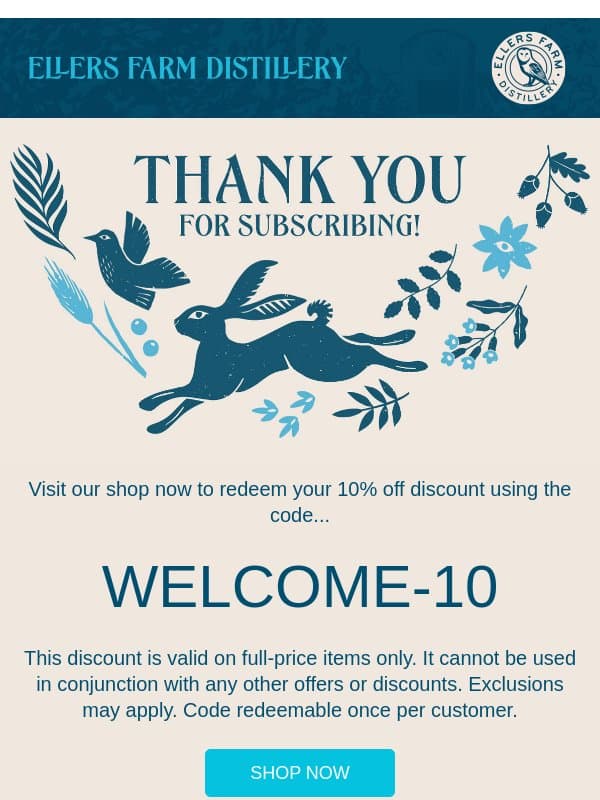 Welcome to our Ellers Farm community email from Ellers Farm Distillery