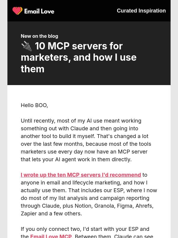 🔌 10 MCP servers I actually use email from Email Love