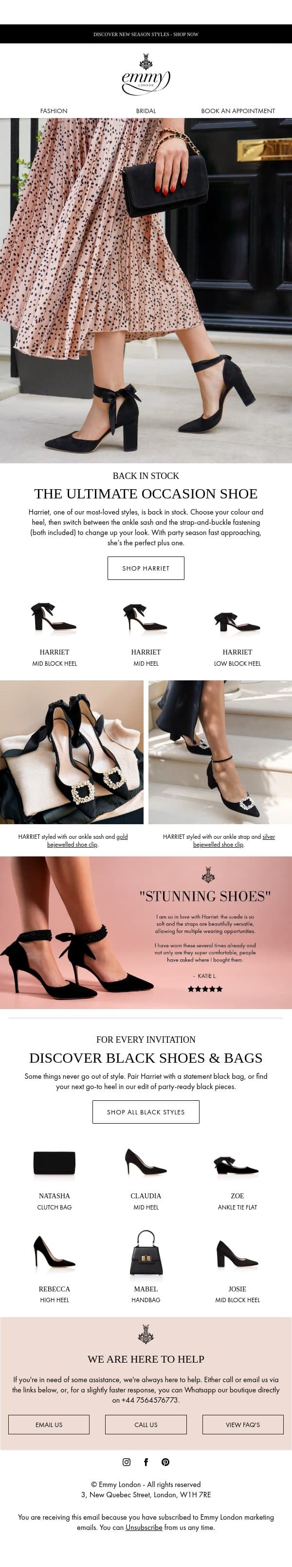The Ultimate Occasion Shoe ✨ email from Emmy London screenshot