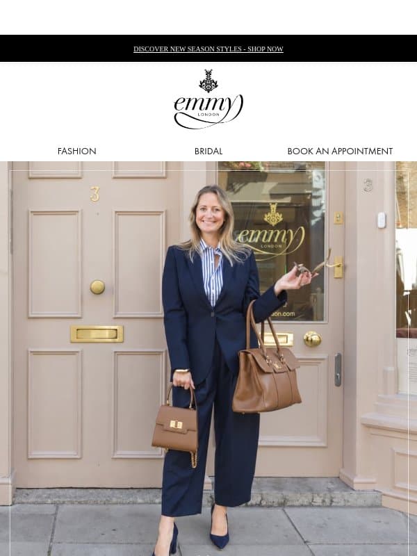 Welcome to Emmy London email from Emmy London