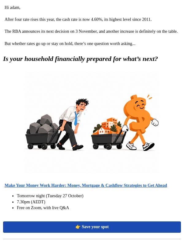 Could rates rise again next week? Here's what you can do now. email from Empower Wealth