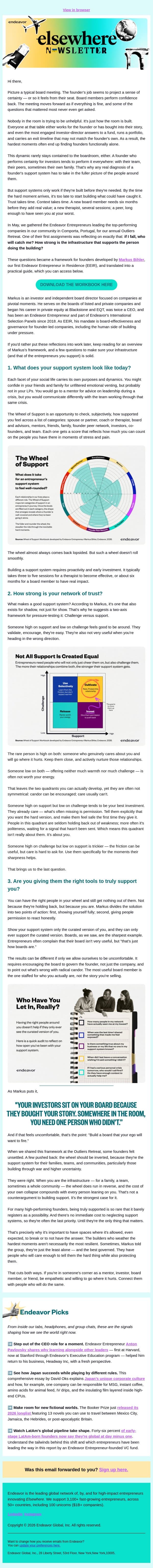 Who says you’re wrong? email from Endeavor screenshot
