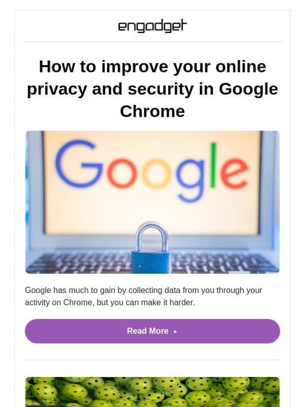 🔐 How to improve your online privacy in Google Chrome email from Engadget