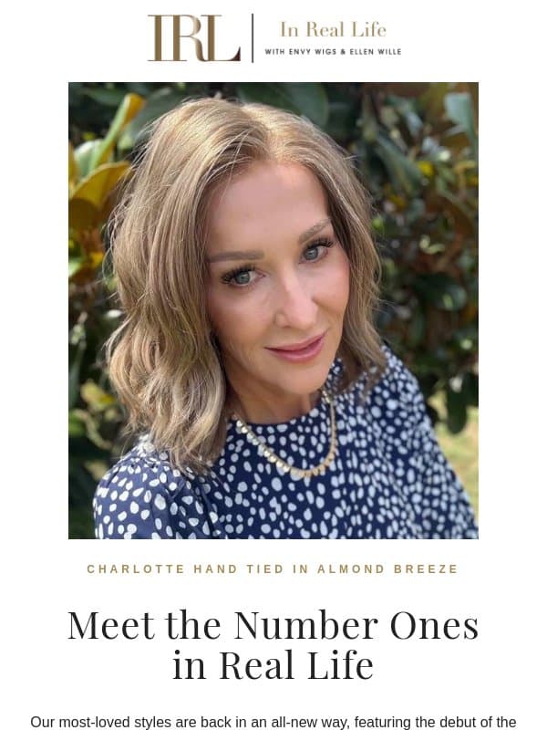 Meet the Number Ones in Real Life email from Envy