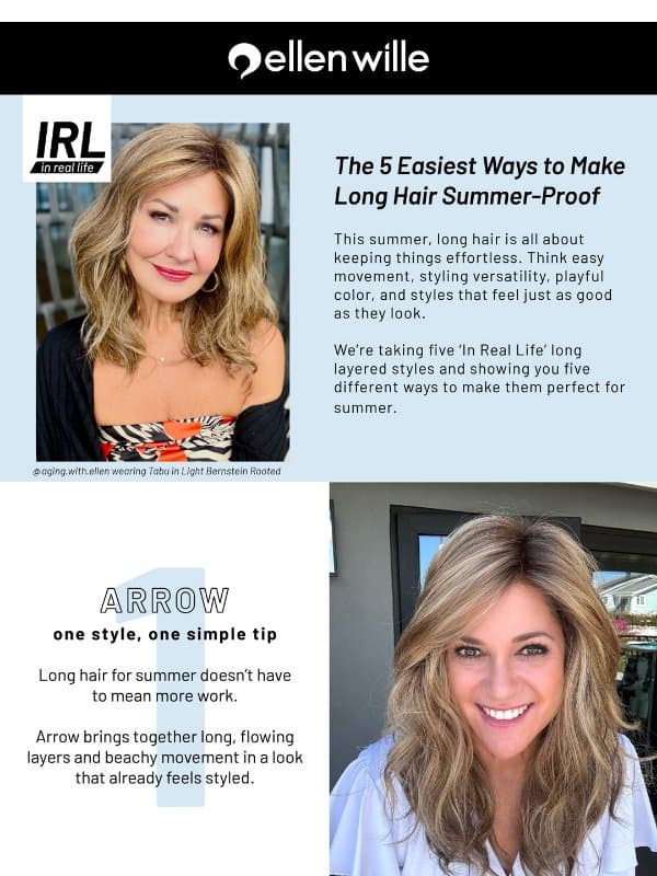 The 5 Easiest Ways to Make Long Hair Summer-Proof email from Envy