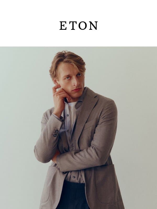 New Arrivals for the Season Ahead email from Eton Bespoke (Eton Shirts - made-to-measure service)