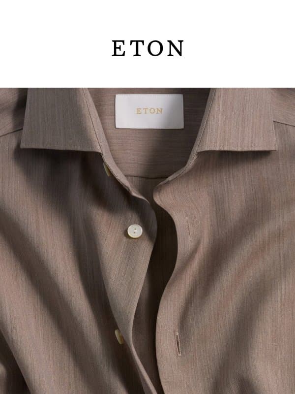 The Merino Shirt email from Eton Bespoke (Eton Shirts - made-to-measure service)
