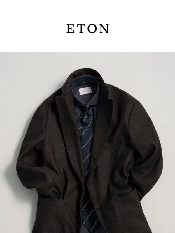 Wool Cashmere Dream: An Exclusive Eight-piece Capsule email from Eton Bespoke (Eton Shirts - made-to-measure service)