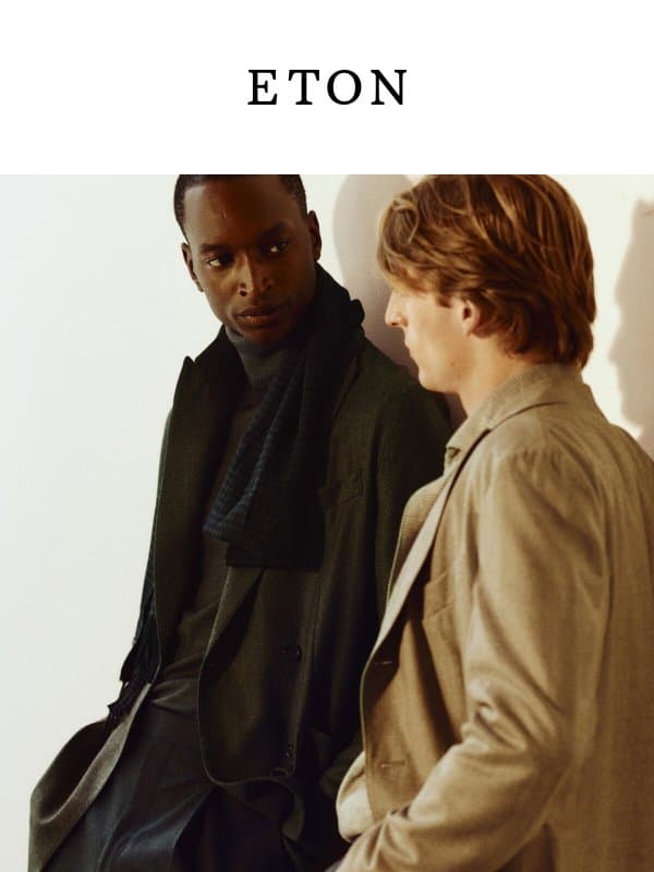 Now Available: The Fall Wardrobe email from Eton Bespoke (Eton Shirts - made-to-measure service)