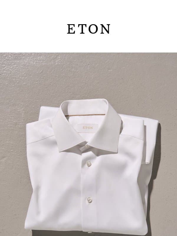 The Fall Shirt Edit, Elevated email from Eton Bespoke (Eton Shirts - made-to-measure service)