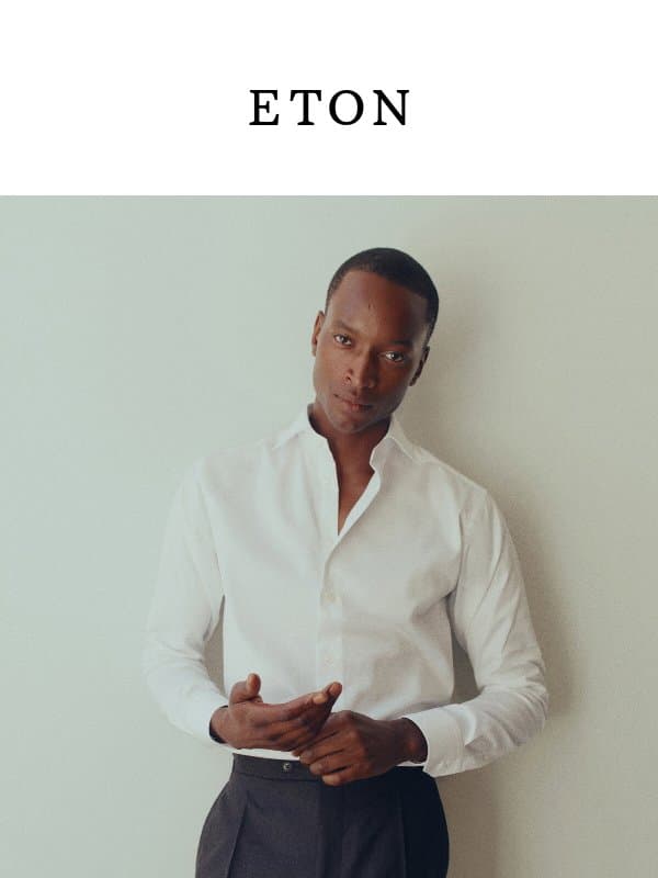 The White Signature Twill Shirt email from Eton Bespoke (Eton Shirts - made-to-measure service)