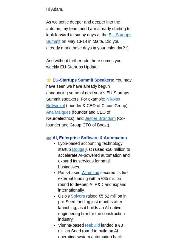 AI, Robotics & Rising Stars 🚀 email from EU-Startups