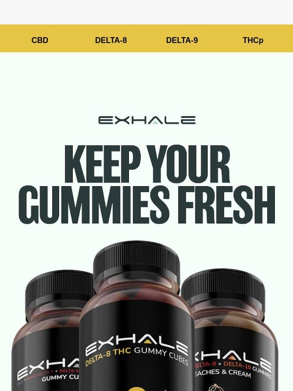 Tips to Store Your Stash before Dec 11 🌳 email from Exhale Wellness