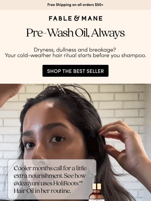 Cold weather, meet your match 🍂 email from Fable & Mane