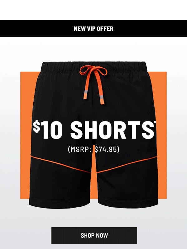 $10 SHORTS - while it's still shorts weather email from Fabletics