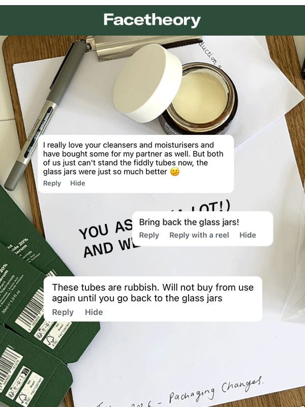 We Have Some News... email from Facetheory