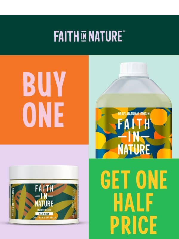 Psst… Delivery’s Free Today 🐝 email from Faith in Nature