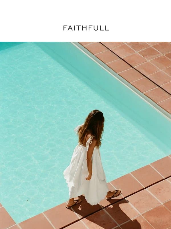 Introducing La Terazza email from Faithfull the Brand