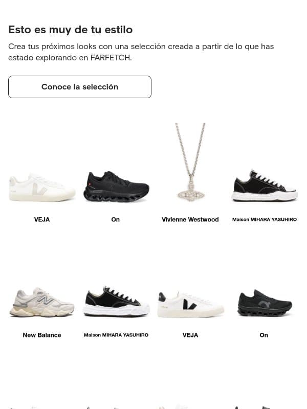 Esto podría gustarte email from FARFETCH