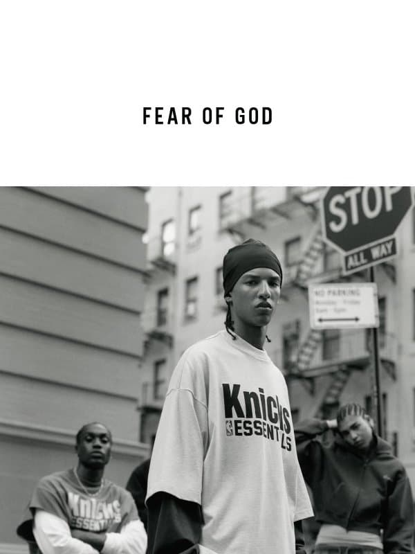 Fear of God Essentials Fall 2026 email from Fear of God