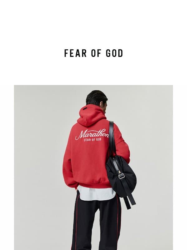 Fear of God for The Marathon Clothing email from Fear of God
