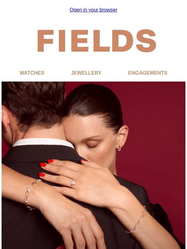 The Memories We Keep email from Fields Jewellers