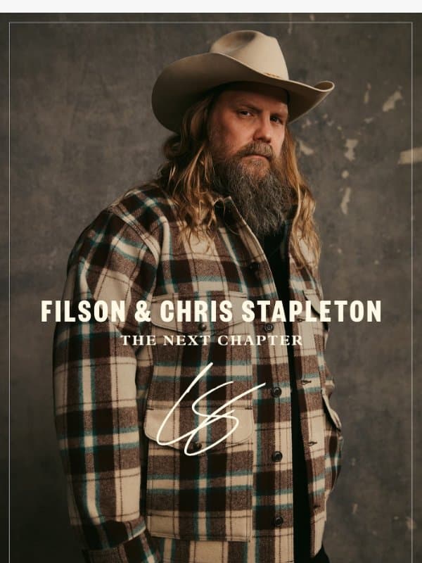 Filson & Chris Stapleton Signature Collection email from Filson