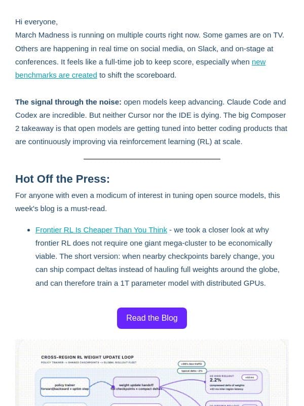 March Madness for AI builders: open models keep winning email from Fireworks AI