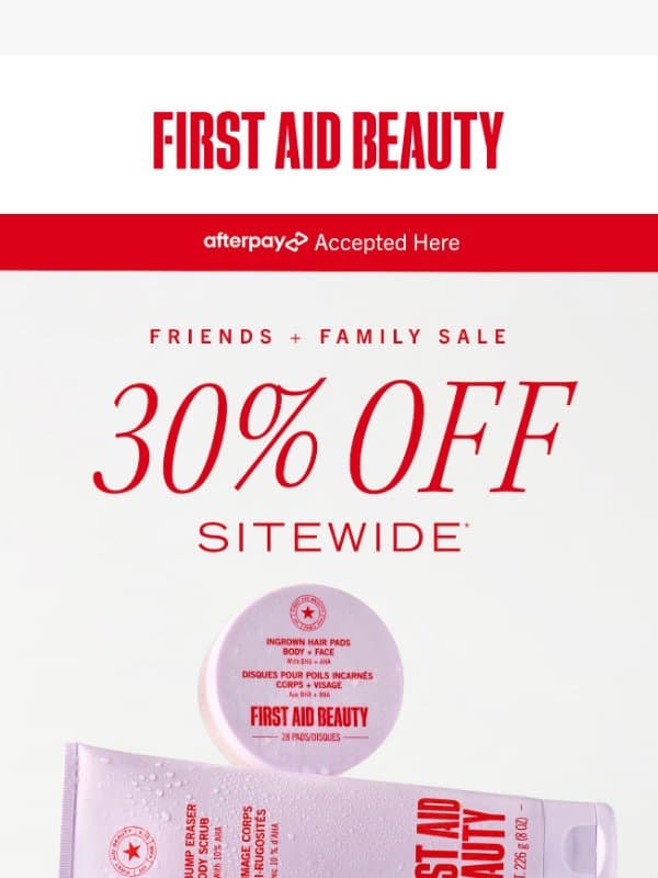 GOING SMOOTHLY email from First Aid Beauty
