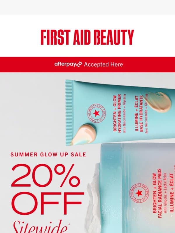 In Case You Missed It email from First Aid Beauty