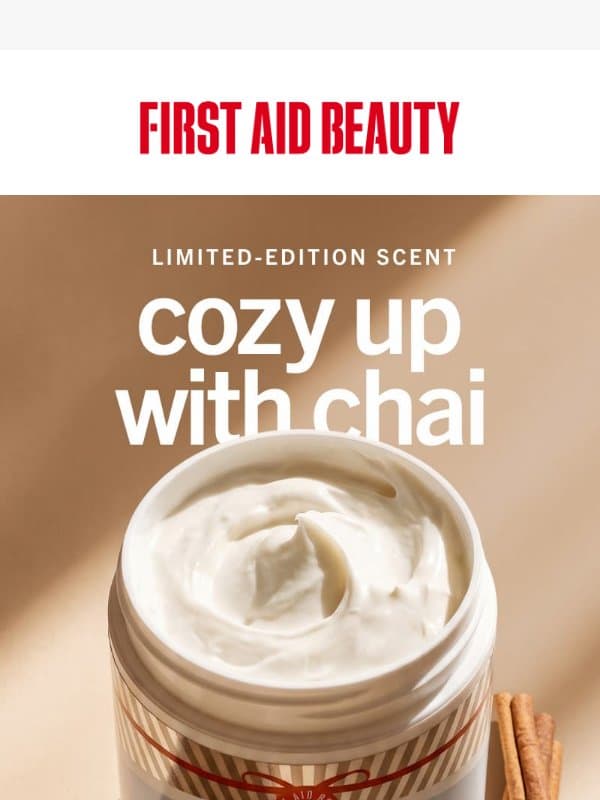 Getting Warmer email from First Aid Beauty