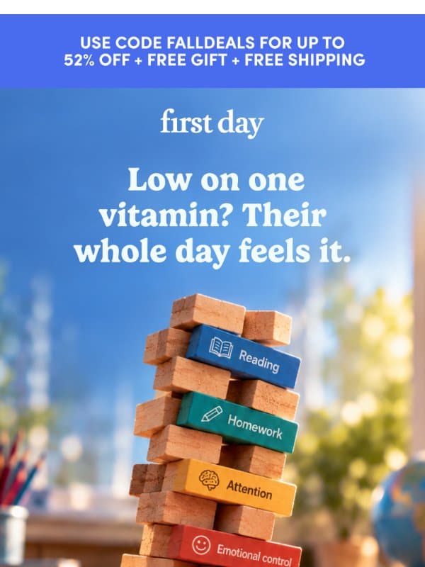 Focus, mood, homework... email from First Day