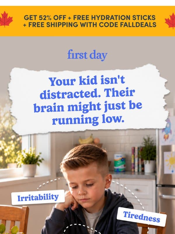Your kid is not going to eat liver email from First Day