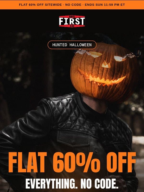Savage Skulls jacket $203.99 (was $509.99) email from First MFG