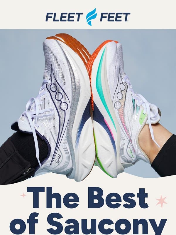 Time to fall for Saucony email from Fleet Feet