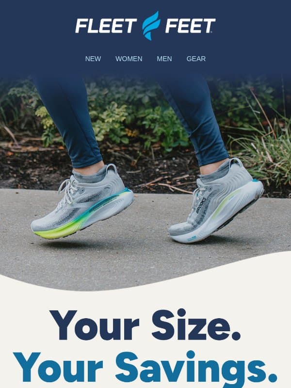 New season, new markdowns. Letβs go! email from Fleet Feet