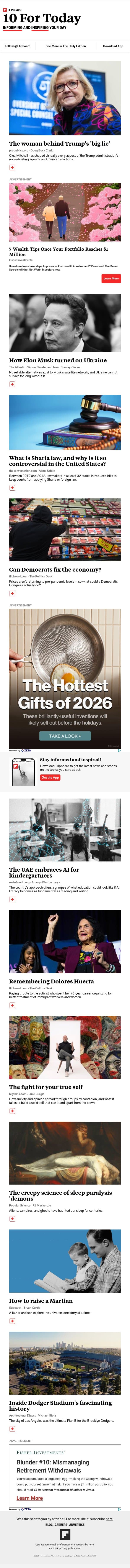 The woman behind Trump's 'big lie' email from Flipboard screenshot