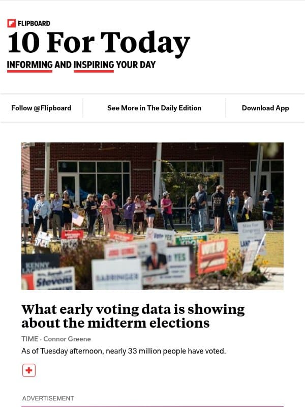 What early voting data says about the midterms email from Flipboard