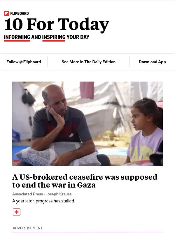 Why the US-brokered Gaza ceasefire stalled email from Flipboard