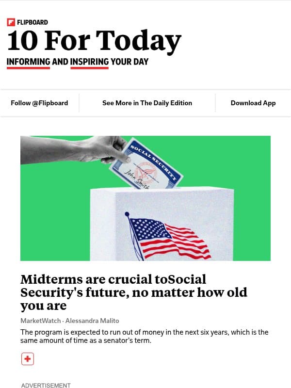 Midterms are crucial for Social Security's future email from Flipboard