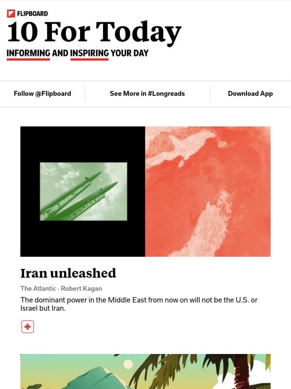Has power shifted to Iran? email from Flipboard