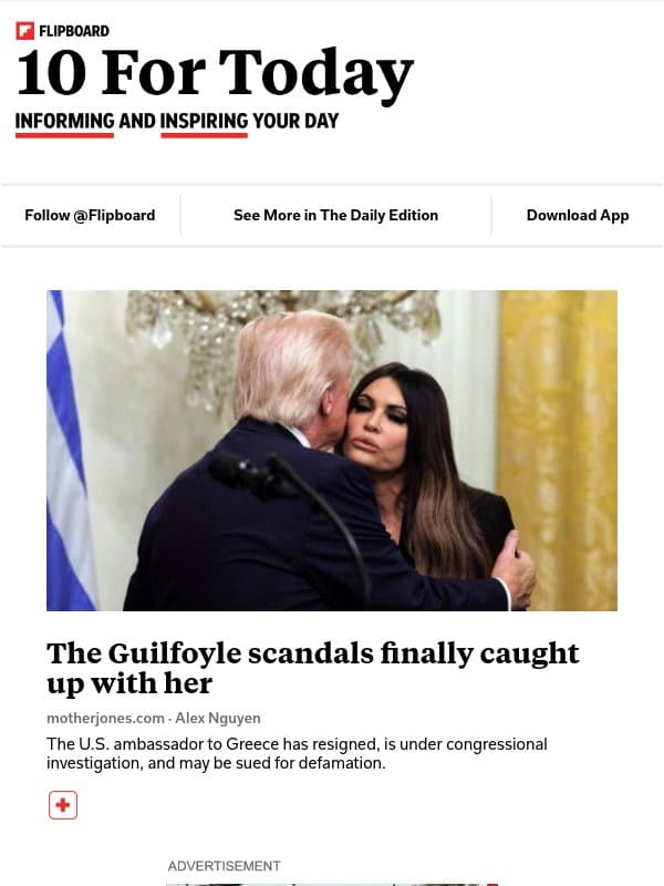 The Guilfoyle scandals finally caught up with her email from Flipboard