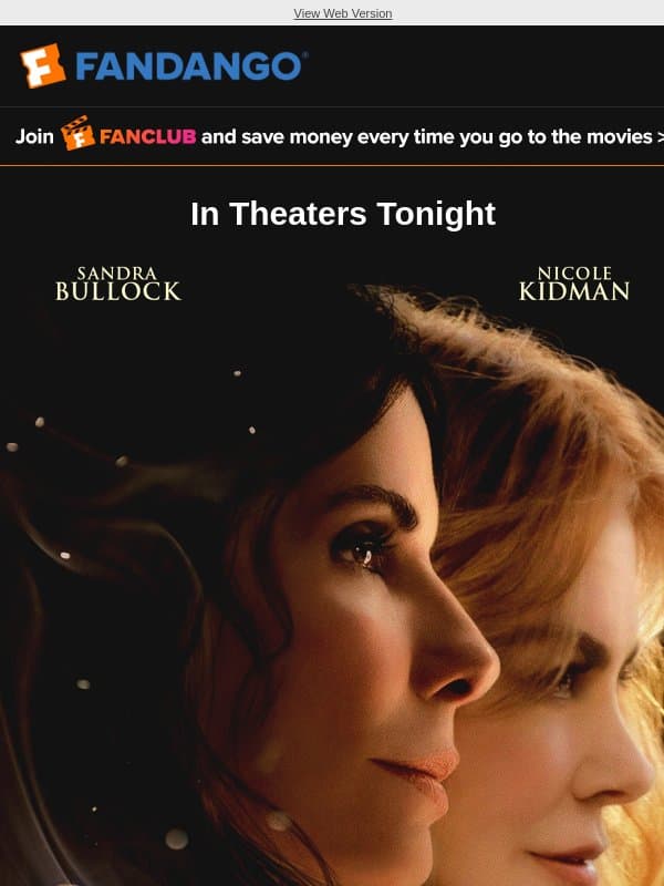 Don’t Miss Practical Magic 2 email from Flixster