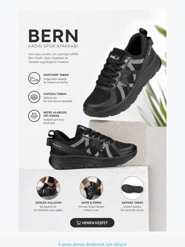 Bern Kadın Spor Ayakkabı | FORELLİ email from Forelli