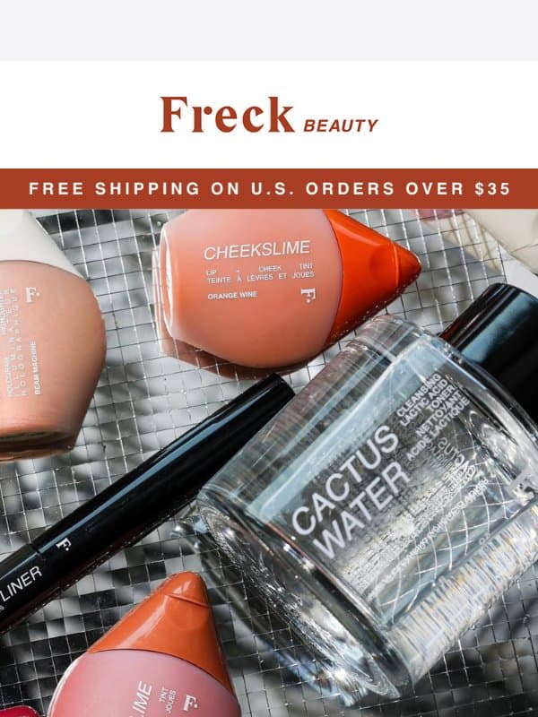 we're more than just freckles, bb email from Freck Beauty