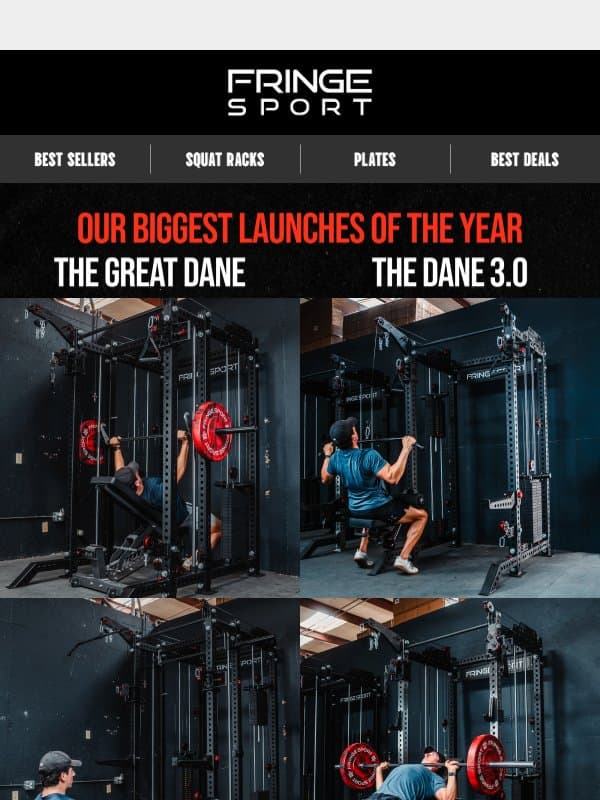NEW: Our Biggest Launches Ever ⚡ email from Fringe Sport