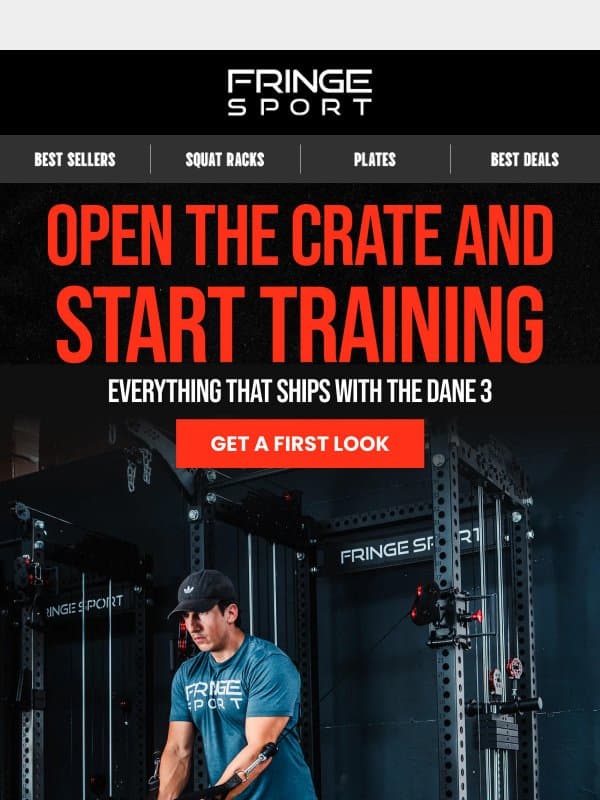 EVERYTHING that comes with the Dane 3.0 email from Fringe Sport