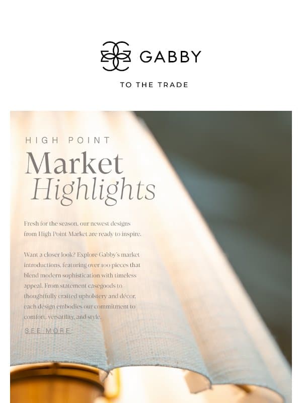 Discover Our Fall 2026 Market Introductions email from Gabby