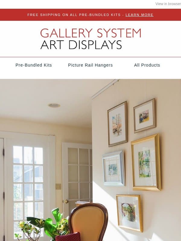 The emotional benefits of rotating the art on your walls email from Gallery System
