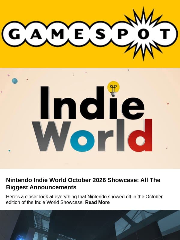 Nintendo Indie World roundup 🎮 Plus: Steam Next Fest AI, Portal, & more email from GameSpot